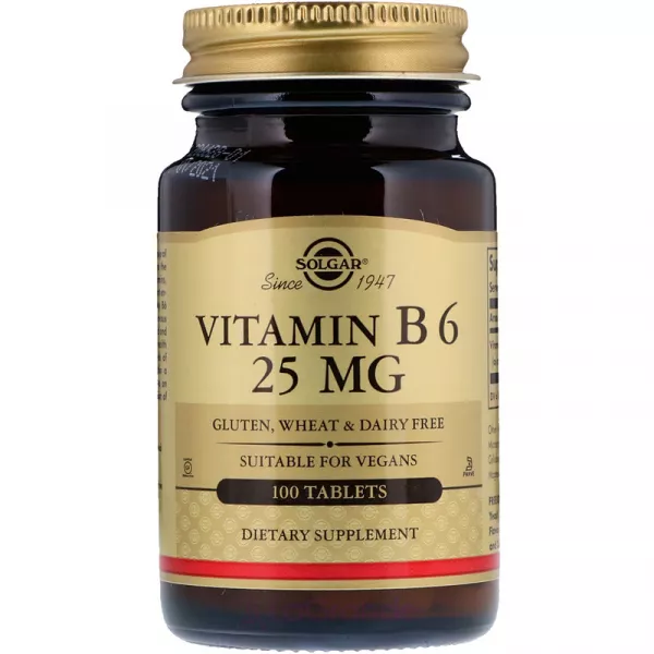 Solgar Vitamin B6 25 mg ĳ������ ������� 