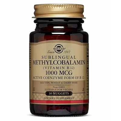 Solgar Sublingual Methylcobalamin (Vitamin B12) 1000 mcg ĳ  