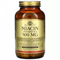 Solgar Niacin (Vitamin B3) 500 mg ĳ������ ������� "ͳ���� (³���� B3)", 500 ��