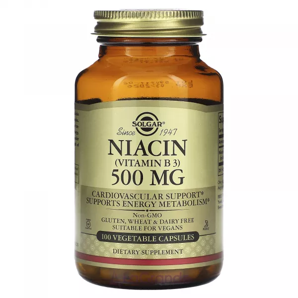 Solgar Niacin (Vitamin B3) 500 mg ĳ������ ������� 