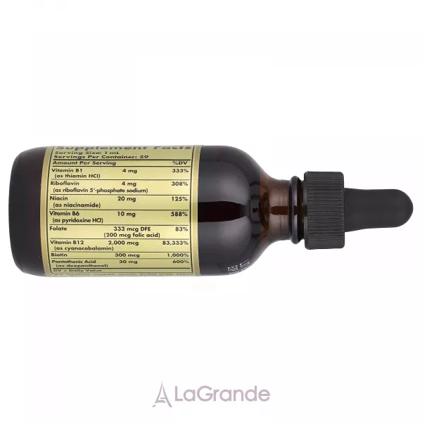 Solgar Liquid B-12 2000 mcg with B-Complex ĳ������ ������� 