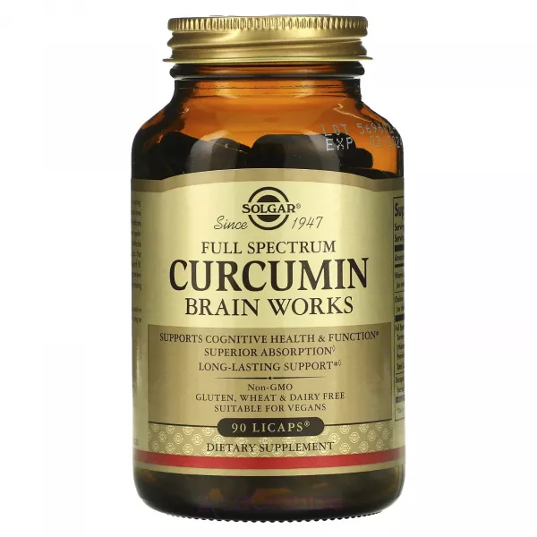 Solgar Curcumin Brain Works ĳ������ ������� ��� �������� ������������ ������'� 