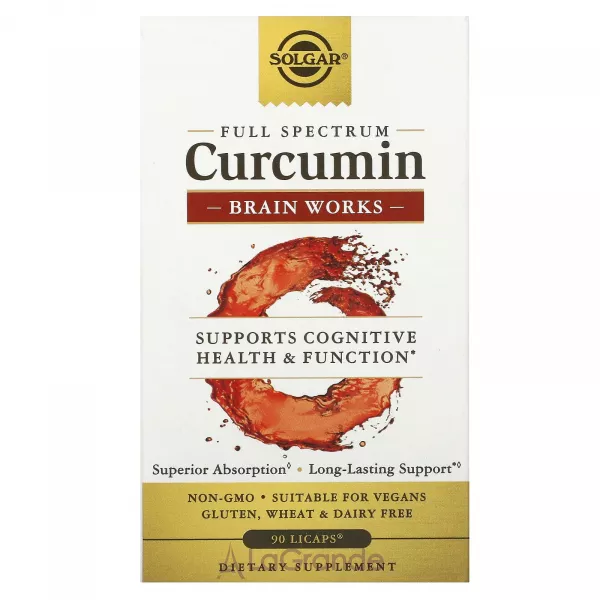 Solgar Curcumin Brain Works ĳ������ ������� ��� �������� ������������ ������'� 
