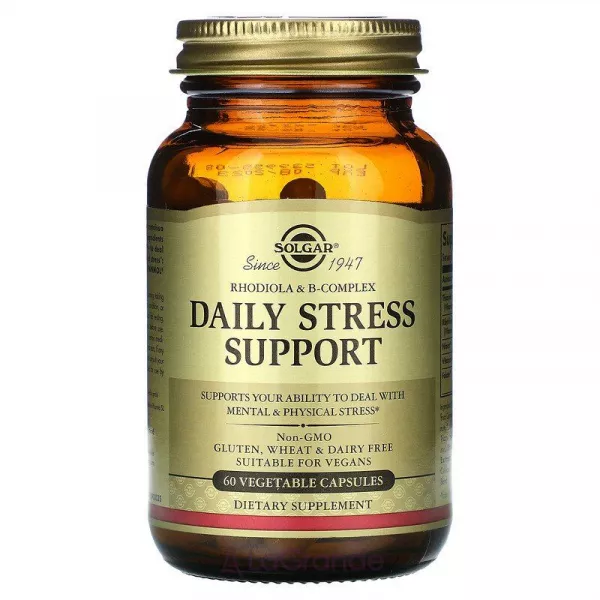 Solgar Rhodiola & B-Complex Daily Stress Support ĳ������ ������� ��� ������� �������� ��� ����� 