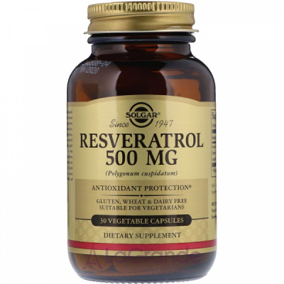 Solgar Resveratrol 500 mg      