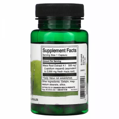 Swanson Maca 500 mg ĳ     ' 