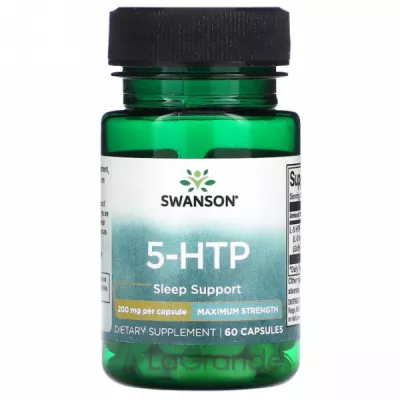 Swanson 5-HTP Maximum Strength 200 mg ĳ     