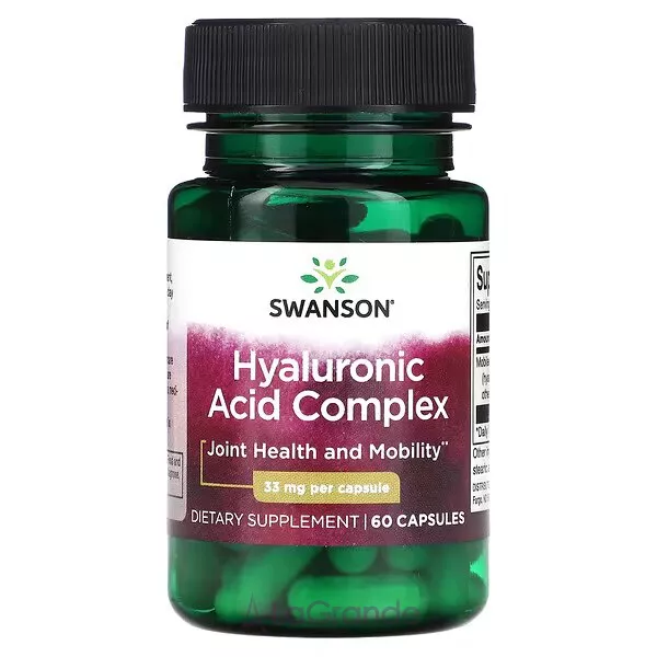 Swanson Hyaluronic Acid Complex 30 mg �������� ���������� �������, 33 ��