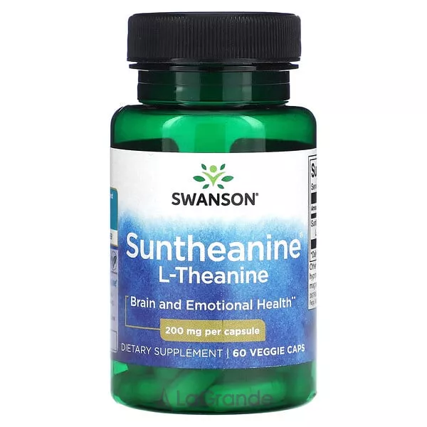 Swanson Suntheanine L-Theanine 200 mg ĳ������ ������� ��� ���������� ���������� ����� 