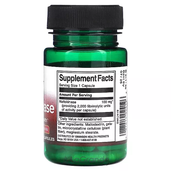 Swanson Nattokinase 100 mg ĳ������ ������� 