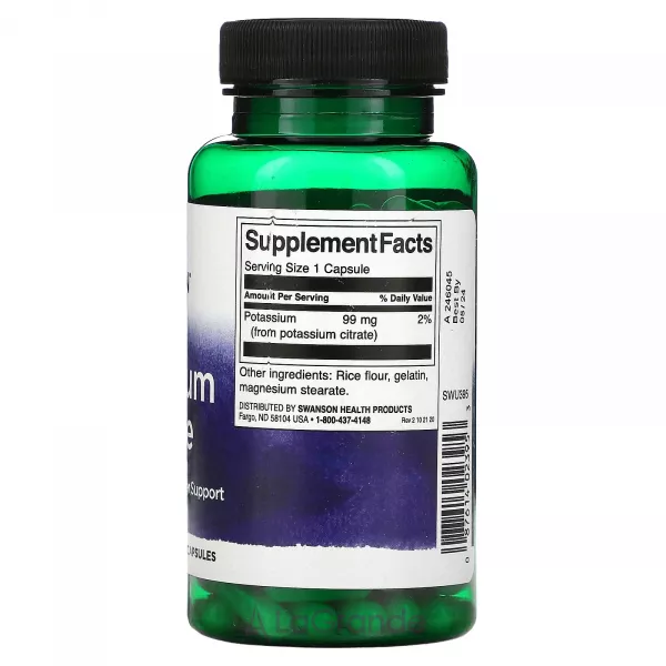 Swanson Potassium Citrate 99 mg ĳ������ ������� 