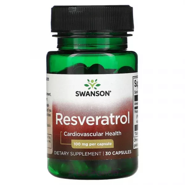 Swanson Resveratrol 100 mg ����������� ������� ��� ��������� ��������-���������� ������� 