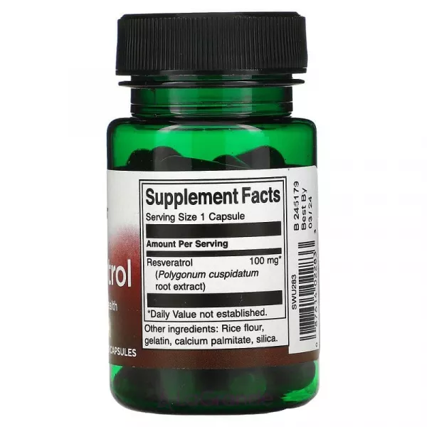 Swanson Resveratrol 100 mg ����������� ������� ��� ��������� ��������-���������� ������� 
