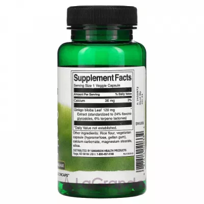 Swanson Ginkgo Biloba Extract 120 mg   