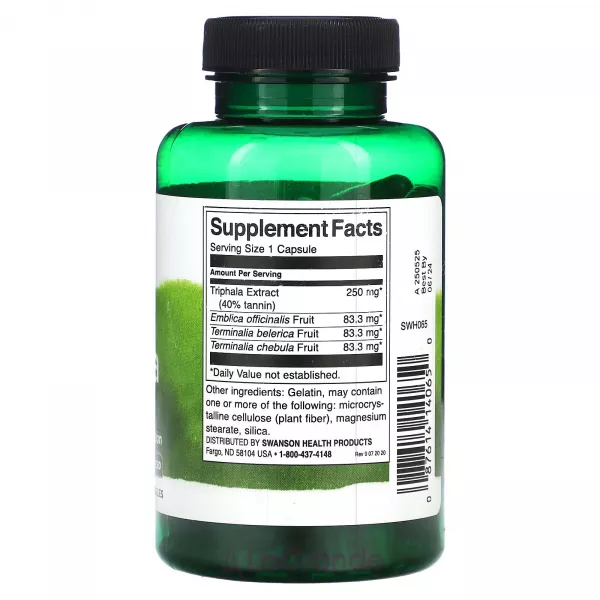 Swanson Triphala 250 mg ĳ������ ������� 