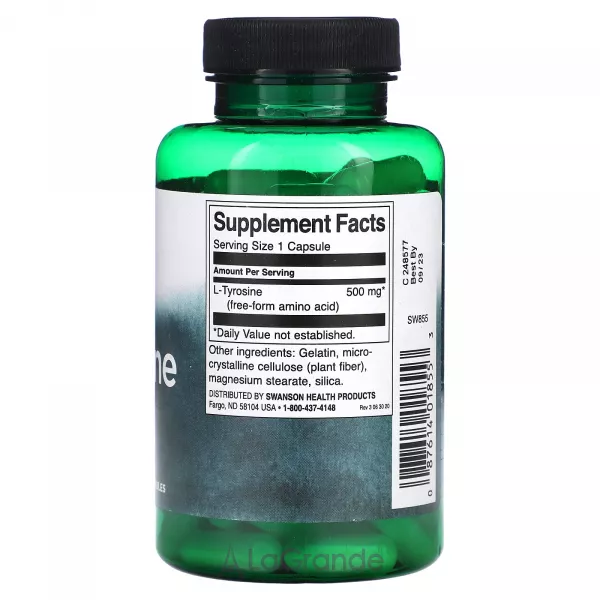 Swanson L-Tyrosine 500 mg ĳ������ ������� 