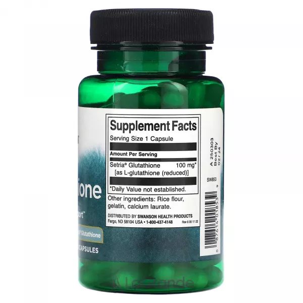 Swanson L-Glutathione 100 mg ĳ������ ������� 