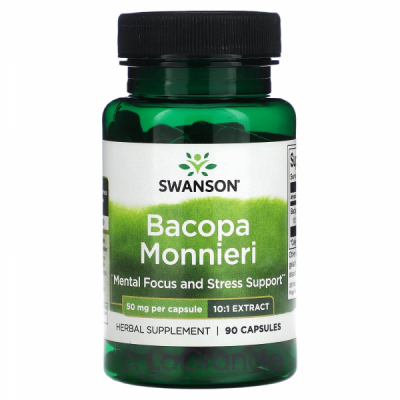 Swanson Bacopa Monnieri 10:1 Extract 50 mg   