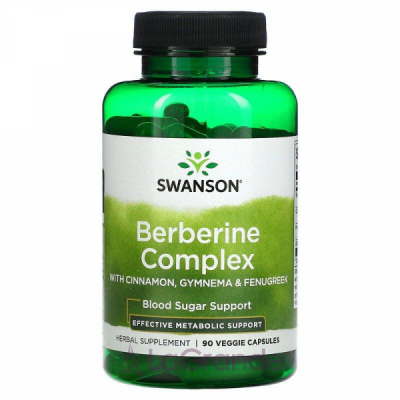 Swanson Berberine Complex with Cinnamon, Gymnema & Fenugreek  