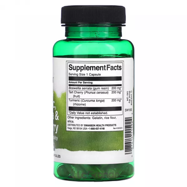 Swanson Turmeric, Boswellia & Tart Cherry �������� ��� �������� ������� 