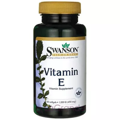 Swanson Vitamin E 1000 IU (450 mg) ĳ  