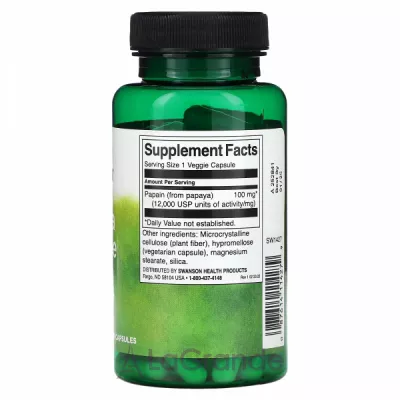 Swanson Papaya Enzyme Papain 100 mg   