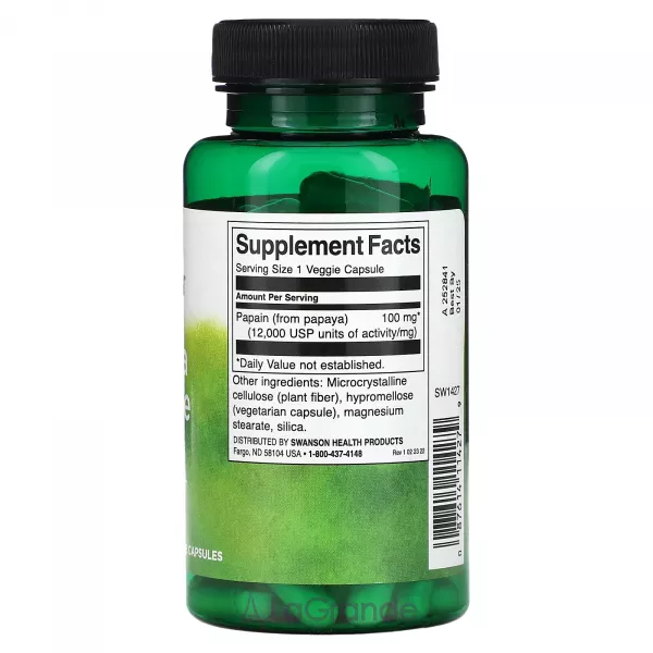 Swanson Papaya Enzyme Papain 100 mg ����������� ������� 