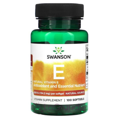 Swanson Natural Vitamin E 200 IU ĳ  