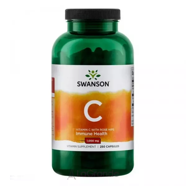 Swanson Vitamin C with Rose Hips 1000 mg ĳ������ ������� 