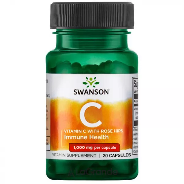 Swanson Vitamin C with Rose Hips 1000 mg ĳ������ ������� 