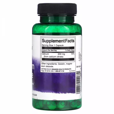 Swanson Calcium Citrate 200 mg   