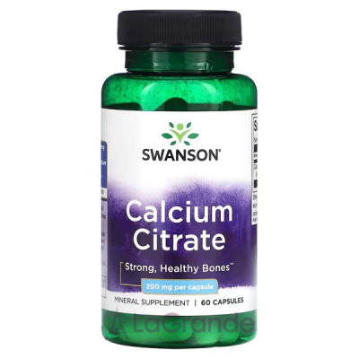 Swanson Calcium Citrate 200 mg   