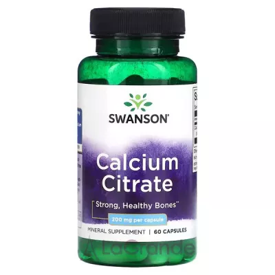 Swanson Calcium Citrate 200 mg   