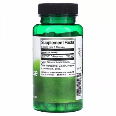 Swanson D-Mannose 700 mg   