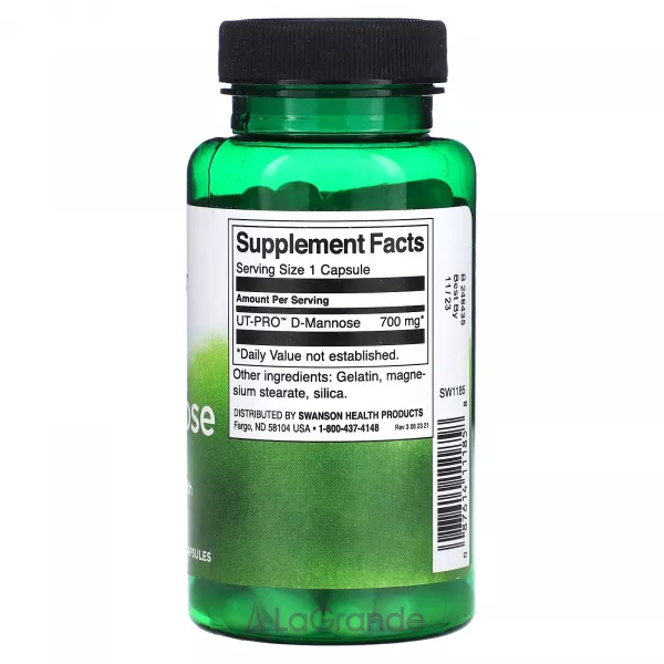 Swanson D-Mannose 700 mg ĳ������ ������� 