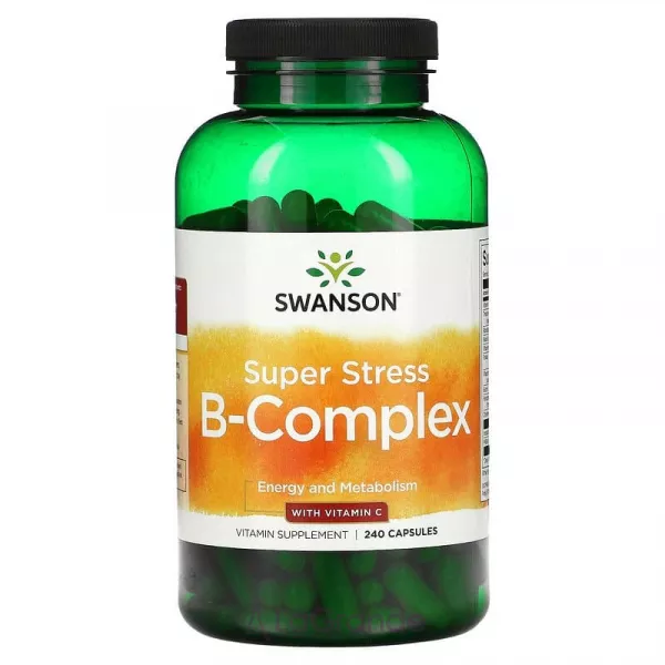 Swanson Super Stress B-Complex with Vitamin C �-�������� � ��������� �