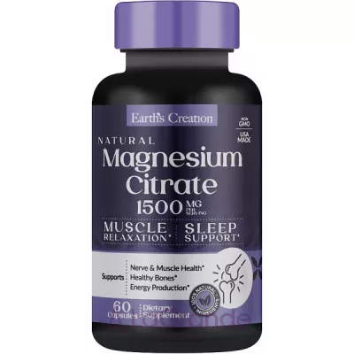 Earth's Creation Magnesium Citrate 1500 mg ĳ  