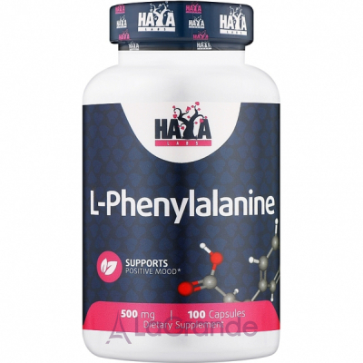 Haya Labs L-Phenylalanine 500 mg ĳ  