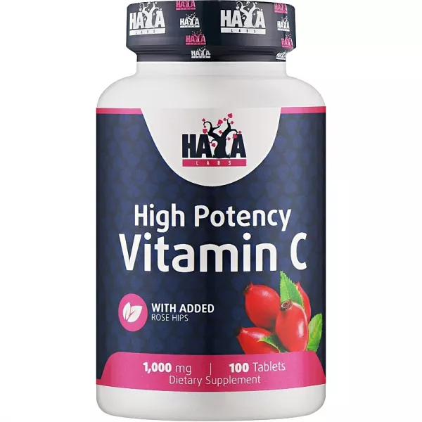 Haya Labs High Potency Vitamin C 1000 mg With Rose Hips ĳ������ ������� 