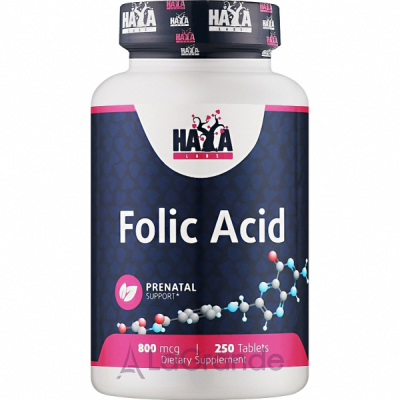 Haya Labs Folic Acid 800 mcg ĳ  