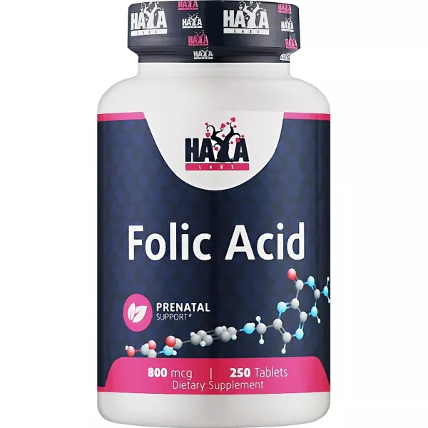 Haya Labs Folic Acid 800 mcg ĳ������ ������� 