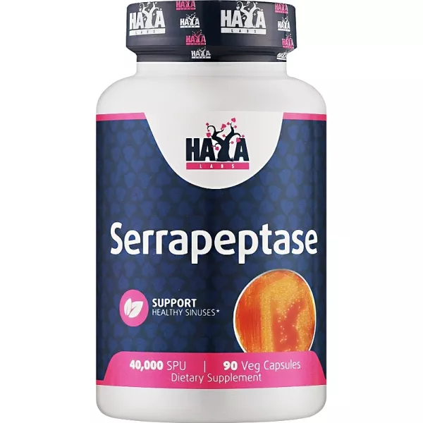 Haya Labs Serrapeptase 40000 SPU ĳ������ ������� 