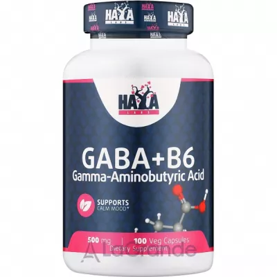 Haya Labs Gaba + B6 500 mg   