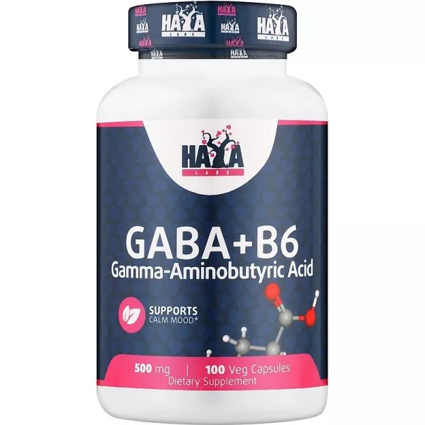 Haya Labs Gaba + B6 500 mg ������� ������� 
