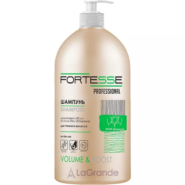Fortesse Professional Volume & Boost Shampoo For Thin Hair ���������������� ������� 