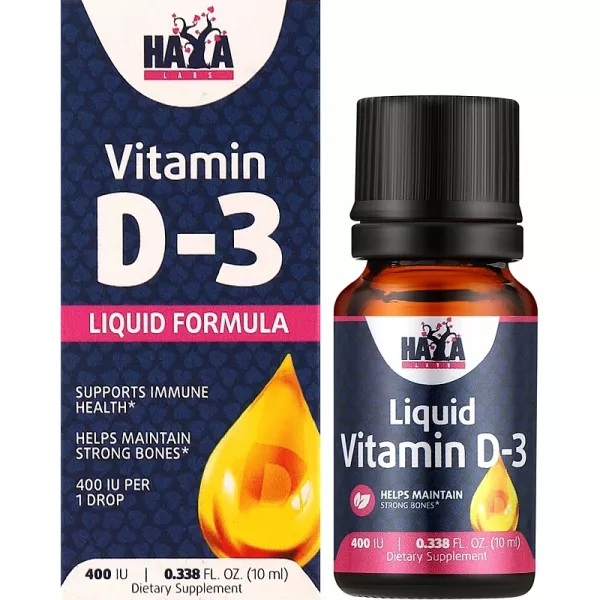 Haya Labs Liquid Vitamin D-3 400 IU ������� ������� 