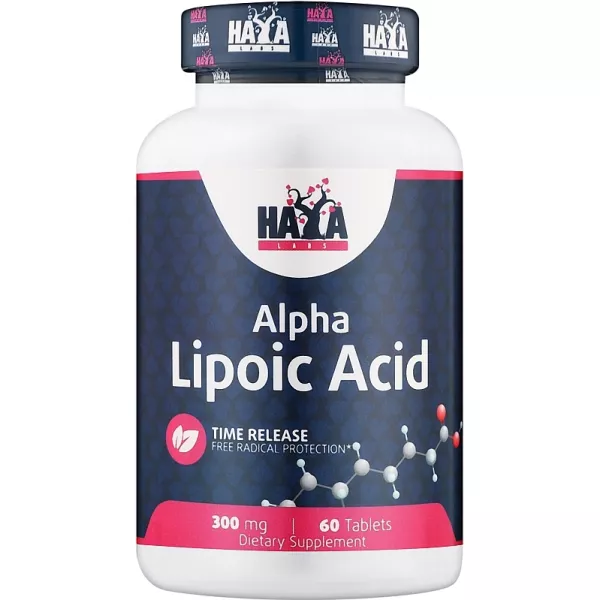 Haya Labs Alpha Lipoic Acid Time Release 300 mg ������� ������� 
