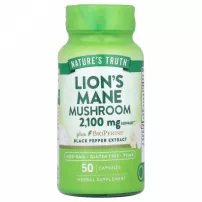 Nature's Truth Lion's Mane Mushroom 2100 mg plus Bioperine ����������� ������� "������ ����������� � ����������", 2100 ��