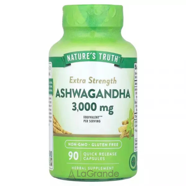 Nature's Truth Ashwagandha Extra Strenght 3000 mg ĳ������ ������� 