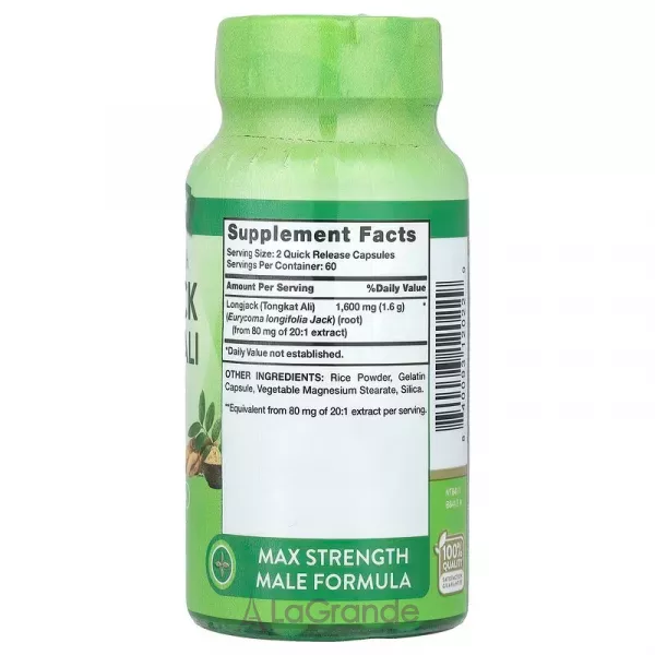 Nature's Truth Longjack Tongkat Ali 1600 mg ĳ������ ������� 